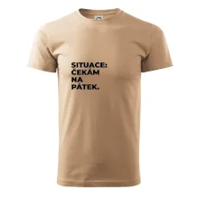 SITUACE:  ČEKÁM NA PÁTEK.