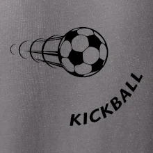 Kickball nápis šikmo