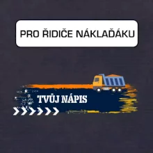 Stavba - vlastní nápis - náklaďák