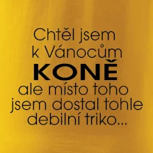 Chtěl jsem dostat k Vánocům koně