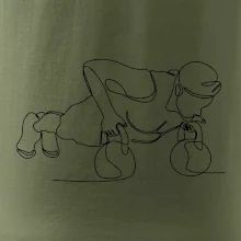 Kitebell posilování jedním tahem