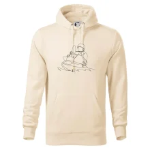 Kajak na vodě jedním tahem