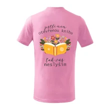 Jestli mám otevřenou knihu, tak vás neslyším