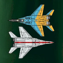 Mig 29 Fulcrum ze spoda a ze zhora