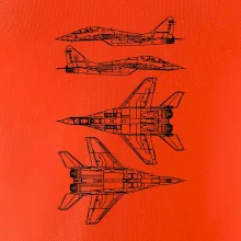 Mig 29 Fulcrum - obrys Mig 29 Fulcrum - obrys