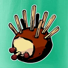 Kaštanový ježeček - prso