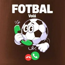 Karikatura fotbal volá