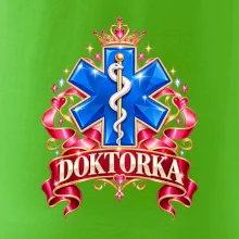 Doktorka - stuhy a kříž