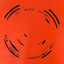 Foto objektiv obtisk