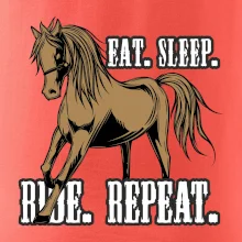 Eat Sleep Ride Repeat Western