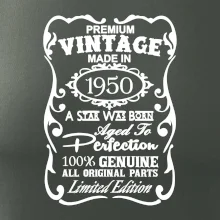 Vintage Etiketa - 1950