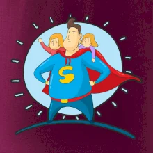 Táta superman - holka a holka