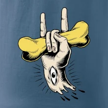 Rocková ruka kost a oko