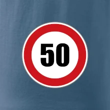 Dopravní značka - omezení rychlosti 50