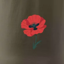 Vlčí mák kreslený velký