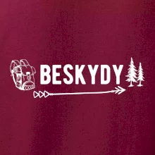 Beskydy nápis