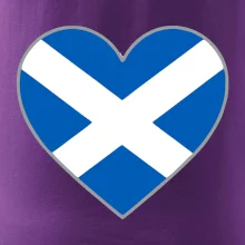 Skotské srdce na prso