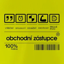 Čárový kód obchodní zástupce