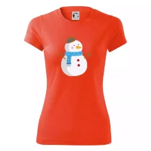 Sněhulák se šálou