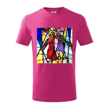 Vitráž - Ježíš a kříž