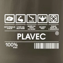 Čárový kód  - Plavec