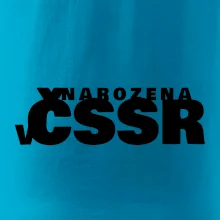 Nápis - Narozena v ČSSR