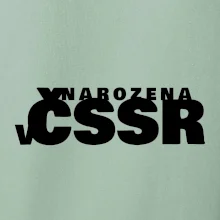 Nápis - Narozena v ČSSR