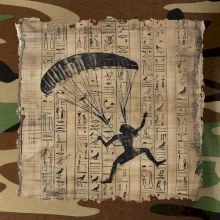 Egyptské hieroglyfy paraglide