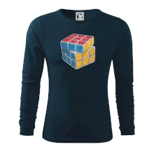 Rubikova kostka kreslená