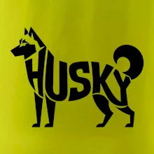 Husky nápis v těle