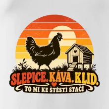 Slepice káva klid a pohoda