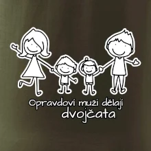 Opravdoví muži dělají dvojčata - kluk kluk