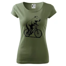 Kapybara na kole černá