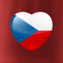 Česká vlajka srdce