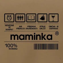 Čárový kód Maminka