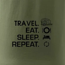 Eat sleep travel - Malý přívěs