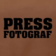 Novinář nápis - Press Fotograf
