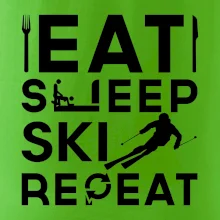 Eat sleep ski repeat