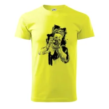 Fotograf kreslený tužkou