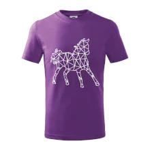 Geometrie - kůň jednobarevná