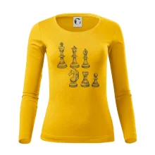 Šachové figurky kreslené