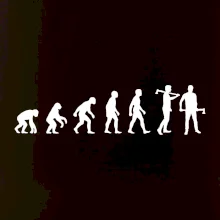 Evoluce dřevorubec - sekera