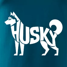 Husky nápis v těle