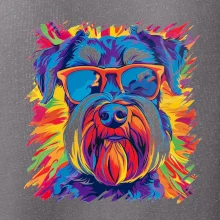 Knírač barevný styl 70s