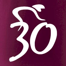Cyklista slaví třicítku (30)