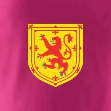 Skotský lev na hrudi