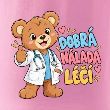 Dobrá nálada léčí - medvídek doktor s palcem nahoru