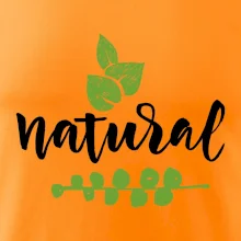 Natural - nápis v listech