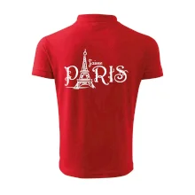 Paris nápis Eiffelovka rovný