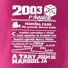 2003 v kostce